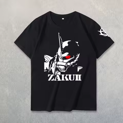 Mobile Suit Gundam T-Shirt Zaku Zeta Army Zeon Men's and Women's Short Sleeve T-Shirt Top