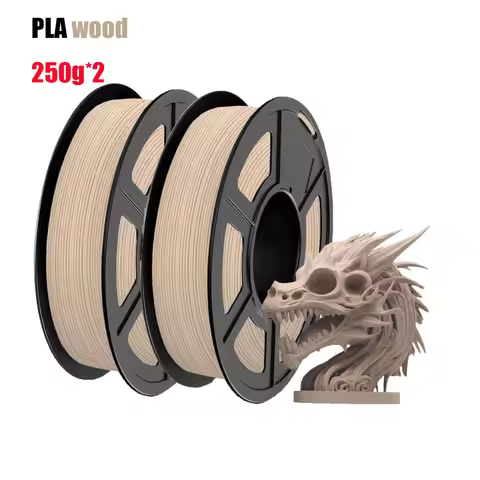 Wood PLA 3D Printer Filament 1.75mm High Precision High Toughness PLA Wood Filament 500g