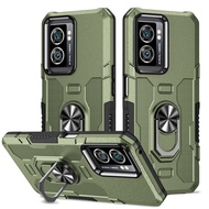 new case robot hit eye ring with metal holder oppo a53 a54 a57 4g 2022 - hijau army a54