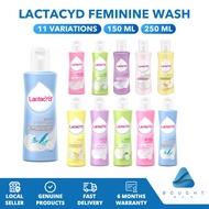 Lactacyd Feminine Wash 150ml/250ml - pH-Balanced Cleanser for Sensitive Skin, Gentle, Soothing & Ref
