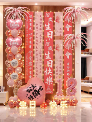 SPACECYCLE | Atmospheric Birthday Decoration for 18th Birthday Wall