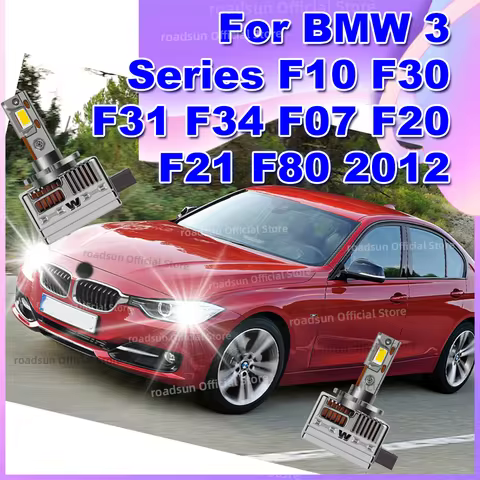 LED CANBUS Headlight Bulbs Super Bright Replace Xenon Lights for BMW 3 Series F10 F30 F31 F34 F07 F2
