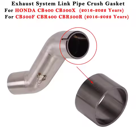 For Honda CB500R CBR500R CB500F CB500X CBR400 2016 - 2021 2022 Motorcycle Exhaust Muffler Escape Mid