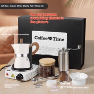 Coffee camping set 7Pcs Hand Brew Coffee Maker Set Moka Pot Coffee Maker Espresso Coffee MachineWith