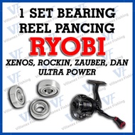 RYOBI BEARING REEL SET ULTRA POWER, XENOS, ROCKIN, AND ZAUBER MINI FISHING BEARING SPARE PART KEREKA