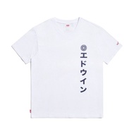 EDWIN 男裝 簡約日文短袖T恤 (白色) #上衣