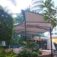 Kain Tenda Membrane Agtex 650 GSM plus jasa pemasangan