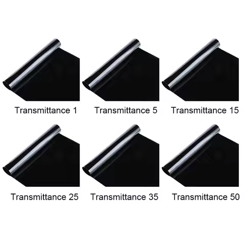 1 Roll Sun Shade Film 1/5/15/25/35/50 Percent Car UV Protector Foils Glass Summer UV Protector Stick