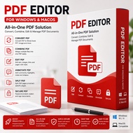 ✅SELF REDEEM ✅ 🔥 PDF Editor For Windows & MacOS | PDF Convert Combine Edit & Document Management Sof