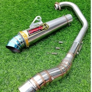 Daeng4 ￼Tambutsuo super open spec apido pipe exhaust pipe Muffler open tmx 125 155 tmx 150 pinoy 125