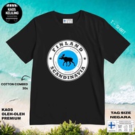 FINLAND 15 SOUVENIR T-SHIRT WITH HANG PREMIUMTAG MADE IN 30S COTTON PREMIUM SOUVENIR GIFT