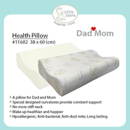 Little Zebra - Health Pillow Latex - Cervical Pillow Orthopedic for Neck Pain - Suitable Provide Constant neck - Spinal Support For All Sleeping Position