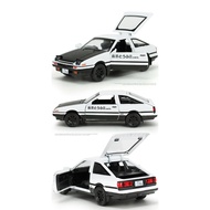 1:32 INITIAL D AE86 alloy DIECAST car model pull back car toys sound light collection