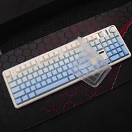 For AULA F108 / F108 Pro Gaming Mechanical Keyboard Desktop PC Transparent Silicone Keyboard Cover S