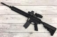 【G&amp;T】二手良品 KWA SR10 M4 電動槍 AEG 1槍1匣 功能正常 有操作痕跡 附內紅點 側翻鏡