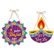 2025 Happy Diwali Pendants India Style Hanging Ornament Deepavali Party Decor