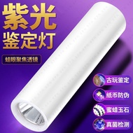 鉴定手电筒 Identification Flashlight 紫光手电筒365紫光灯玉石纸币古玩鉴定猫藓荧光剂波尔多液检测灯8.14DD