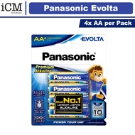 Panasonic Evolta 4pcs AA Premium Alkaline Battery LR6EG/4B
