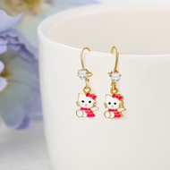 Hyl Jewelry 479E Anting Titanium Anak Anti Karat Karat Dan Luntur Tidak Selamanya Emas Bayi Muda Asl