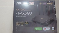 幾乎全新原裝行貨ASUS AX3000 RT-AX58U smart WiFi 6 (802.11ax) WiFi Router無綫線路由器，只拆盒未使用，幾乎全新有單有3年保養，購於2025年6月1