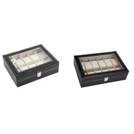 【SURPRISE】 <br>PU Leather Watch Display Box Collection Storage Rack Box Jewelry Storage Box Watch St