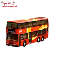 Tiny 2025 Lunar New Year Snake Edition KMB Volvo B9TL 1:110 Diecast Double-Decker Bus Collectible Mo