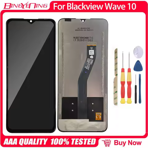 100% Quality For Blackview Wave 7C Wave 8C WAVE 9C Wave 10 LCD&Touch Screen Digitizer With Frame Dis