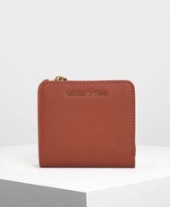 Charles&amp;Keith 小ck 拉鍊式短夾