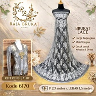 Code 6170 - Glossy Laminated Brocade Panel Fabric - Grade B - Length 2.7 m Width 1.5 m - Material fo