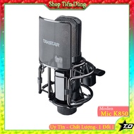 Mic thu âm PC-K850 Takstar cao cấp - Mic k850 chạy nguồn 48V dùng được tất cả các sound card