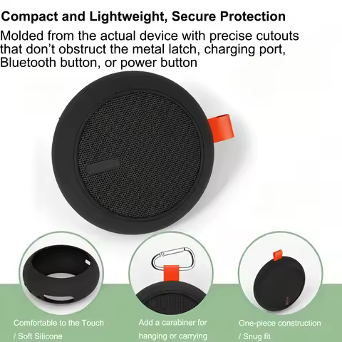 For Xiao Mi Bluetooth-compatible Speaker Essential Case Soft Silicone 360° Full Protection Precision