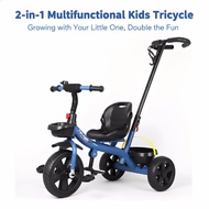 BS 315 2in1 3wheels Stroller Bike Kids Walker Tricycle Kids Bicycle, 3-wheeled stroller can be bike