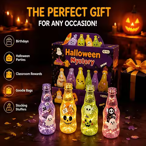 Halloween Event Party Favors Spooky Potion Bottle Squishy Slow Rising Non Sticky Tactile Squeeze Pro