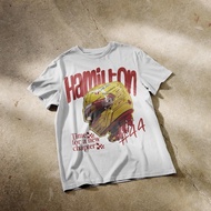 S-5XL Ready Stock Ferrari Lewis Hamilton 44 F1 Themed T shirt | Ready Stock Unisex 100% Cotton Formu