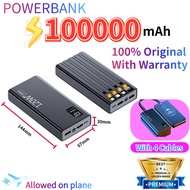 【Ready Stock】120WPowerbank Fast Charging Mini Powerbank 100000mAh Power Bank Portable Powerbank Batt