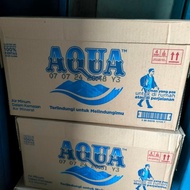 AQUA Air Mineral 600 ml x 24 botol (1 dus)