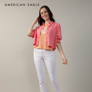 American Eagle Cropped Button-Up Shirt เสื้อเชิ้ต ผู้หญิง ครอป (EWSB 035-5657-199)