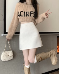 Chân Váy Dạ Kim Sa Cao Cấp Sang Trọng Bigsize Có Quần Trong V005