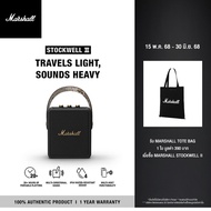 MARSHALL STOCKWELL II BLACK & BRASS - รับประกัน 1 ปี + ส่งฟรีทั่วไทย (ลำโพงบลูทูธพกพา ลำโพงพกพา ลำโพ