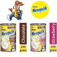 Nestle Nesquik Chocolate & Strawberry Flavour Milkshake Powder, 250g./500g. อร่อยมากๆ นำเข้าจากออสเต