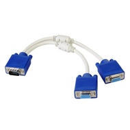 DOU Resolution 1080P VGA 1 Male to 2 Female Video Cable Adapter Cord 1080P