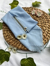 Jilbab/Hijab instan zipper / kerudung instan ziper resleting segi empat / segi empat instan zipper /