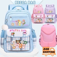 ergonomic waterproof kids preschool school bag school backpack for primary cartoon bag