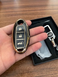 Bao Da Ốp Bảo Vệ Vỏ Bọc Chìa Khóa Xe Hơi Nissan Xtrail Teana Terra Navara Sunny Almera