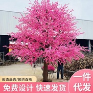 Artificial Peach Tree Fake Peach Tree Large Plant Artificial Cherry Blossom Tree Artificial Plum Blo