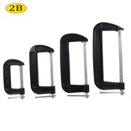 2B C-Clamp Wood Metal Clamping 4" 6" 8" 10" Carpentry Clamps Woodworking NICC