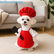 REDFACEVINTAGE Porch Geese Clothes, Washable Adjustable Chef Geese Outfit, Pet Supplies Cartoon Secu