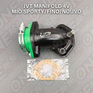 JVT MANIFOLD 4 VALVES FOR MIO SPORTY/FINO/NOUVO HEAVY DUTY PERFORMANCE PARTS