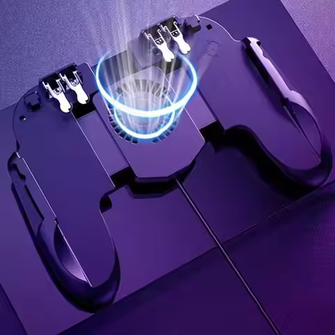 B03F Adjustable Mobile Game Controller Four-finger Connection Mobile Gaming Trigger 4 Falcon Adjusta