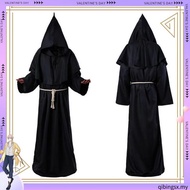 ZDD Plague Doctor Costumes Plague Doctor Mask Black Death Witch Cosplay Halloween costumes for Men P
